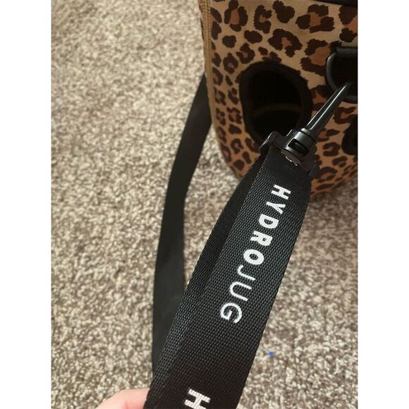 HydroJug Cheetah Animal Print Water Bottle Sleeve with Strap - Picture 3 of 3